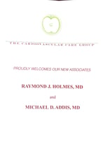 Dr. Addis and Holmes Intro Card (front)